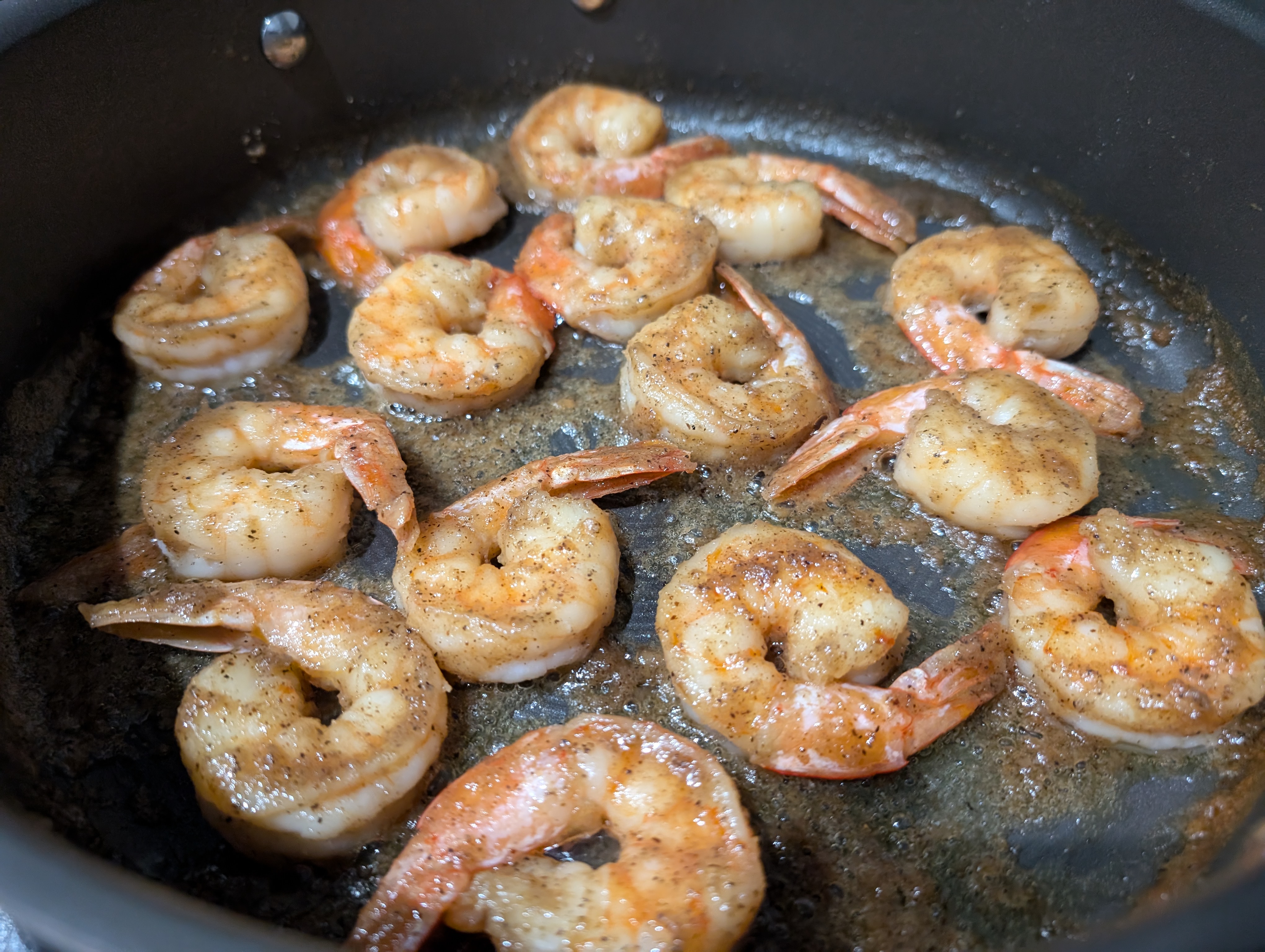 Cooked shrimp