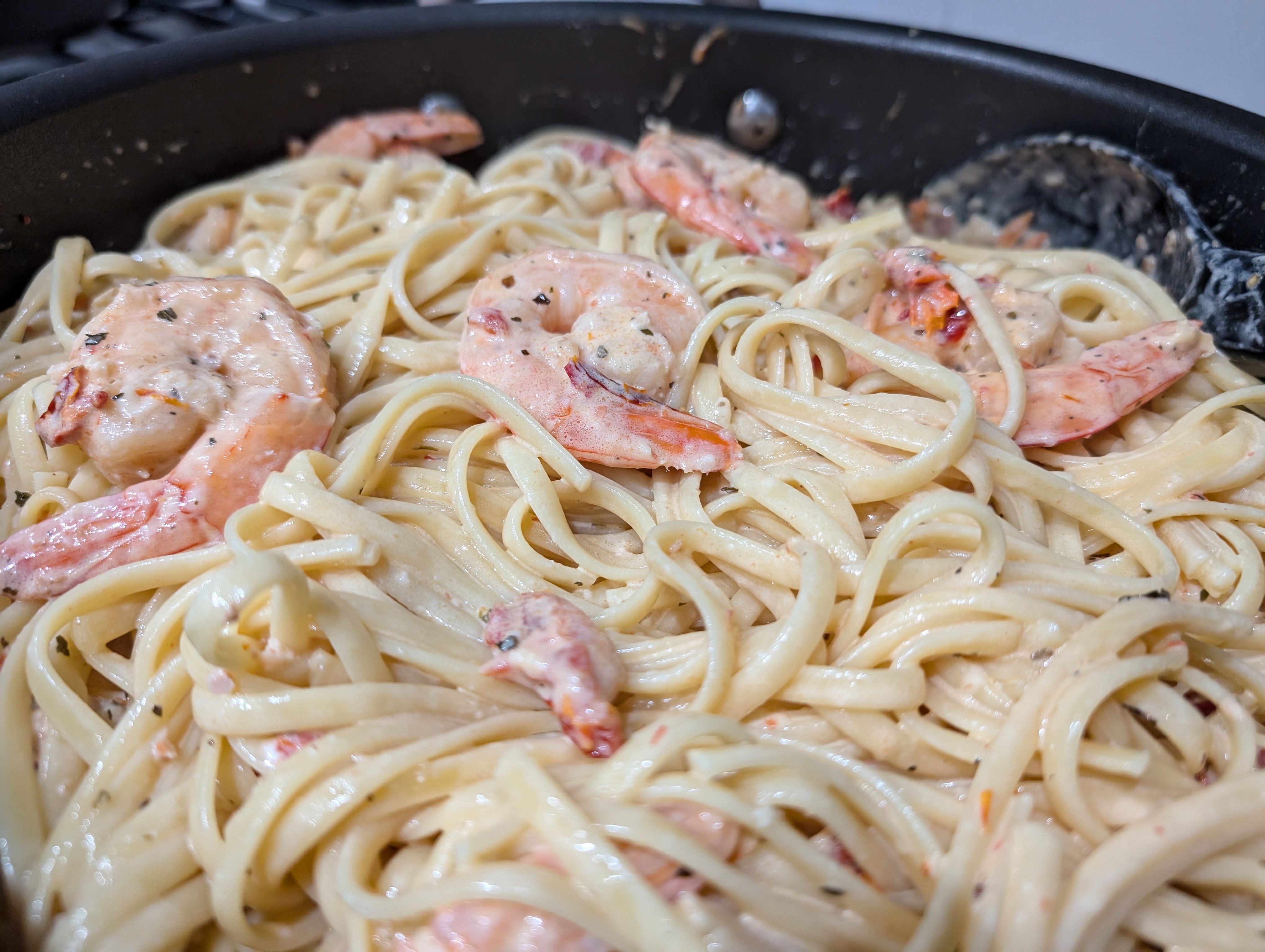 Tuscan Shrimp Pasta
